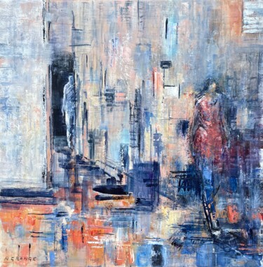 l'invité 2 Peinture intitulée "l'invité 2" par Nathalie Grange, Œuvre d'art originale, Acrylique