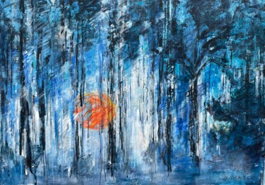 Pintura titulada "l'aurore" por Nathalie Grange, Obra de arte original, Acrílico