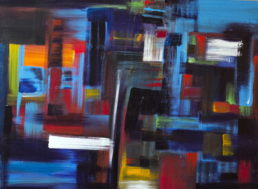 Pintura titulada "Symphony of Colors" por Nathalie Gribinski, Obra de arte original, Acrílico Montado en Bastidor de camilla…