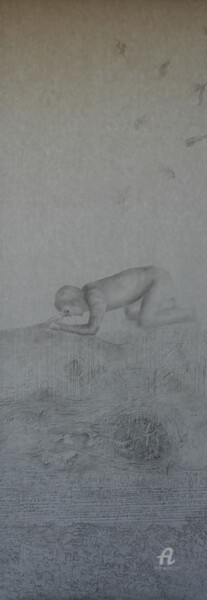 Drawing titled "Processus de créati…" by Nathalie Laumond-Clémenceau, Original Artwork