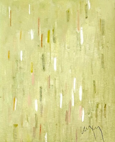 Pintura titulada "Rue du pré d'avril" por Nathalie Leverger, Obra de arte original, Oleo Montado en Bastidor de camilla de m…