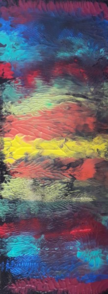 Ζωγραφική με τίτλο "Colors" από Nathalie Mansard, Αυθεντικά έργα τέχνης, Ακρυλικό