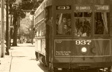 Photography titled "Street car 4" by Nathalie Mansard, Original Artwork, Non Manipulated Photography