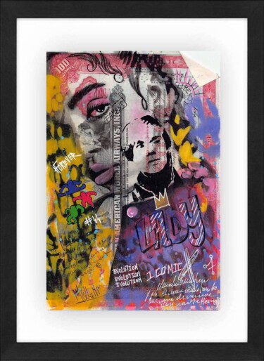 Peinture intitulée "Warhol" par Nathalie Molla, Œuvre d'art originale, Acrylique