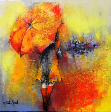 Painting titled "Les bottes rouges.N…" by Nathalie Montel, Original Artwork, Other