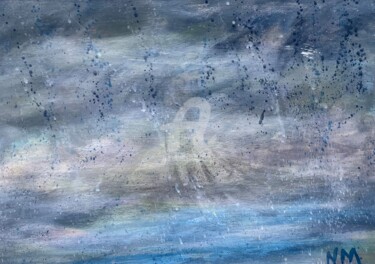 Картина под названием "Sailing through fogs" - Nathalie Morin, Подлинное произведение искусства, Акрил