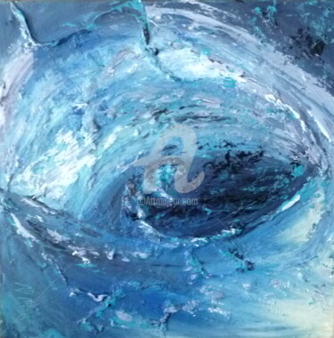 Painting titled "" MAELSTROM OF LIFE…" by Nathalie Morin, Original Artwork, Acrylic