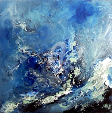 Peinture intitulée "SOUFFLE DE COLÈRE" par Nathalie Morin, Œuvre d'art originale, Acrylique