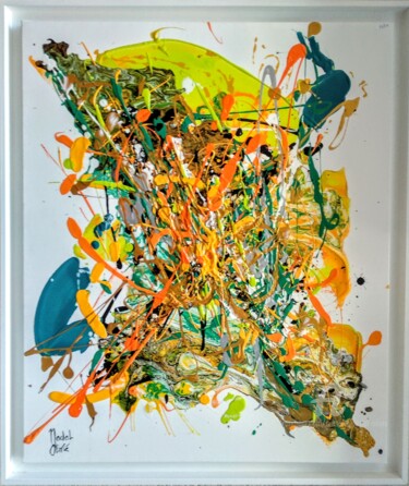 Картина под названием "OEUVRE UNIQUE "TUTT…" - Nathalie Nadal-Olivié, Подлинное произведение искусства, Акрил