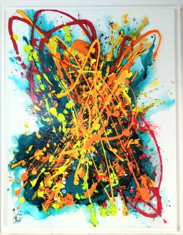 SUNSHINE Peinture intitulée "SUNSHINE" par Nathalie Nadal-Olivié, Œuvre d'art originale, Acrylique