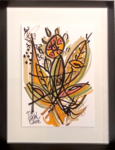 Drawing titled "OEUVRE UNIQUE "SWEE…" by Nathalie Nadal-Olivié, Original Artwork, Marker