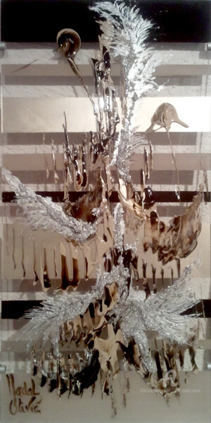 Peinture intitulée "OEUVRE UNIQUE "BEIG…" par Nathalie Nadal-Olivié, Œuvre d'art originale, Acrylique