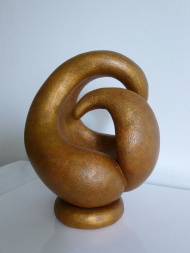 Sculpture titled "Ronde" by Nr, Original Artwork, Terra cotta