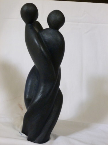 Sculpture intitulée "Couple terre" par Nr, Œuvre d'art originale, Terre cuite