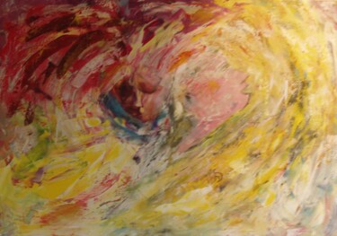 Painting titled "Maelstrom" by Nathalie Straseele, Original Artwork, Acrylic