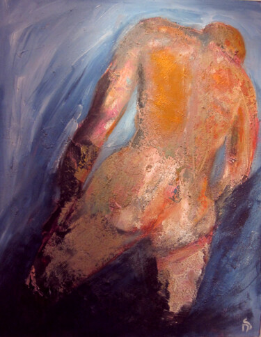 Pittura intitolato "Bronco" da Nathalie Straseele, Opera d'arte originale, Acrilico
