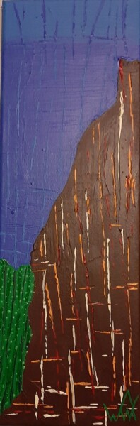Peinture intitulée "Vertige" par Nathalie Wagner (Wana), Œuvre d'art originale, Acrylique Monté sur Châssis en bois