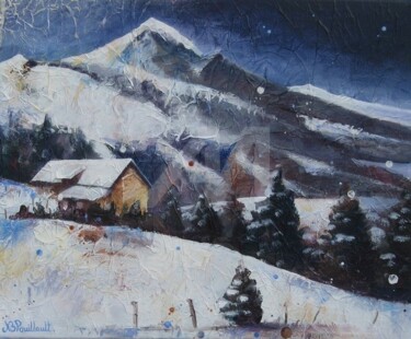 Painting titled "vercors le peuil" by Nathalie Pouillault Boyaval, Original Artwork, Other