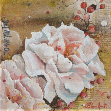 Peinture intitulée "Rosée I" par Nathalie Pouillault Boyaval, Œuvre d'art originale