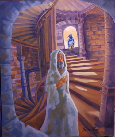 Painting titled "ascension.jpg" by Nathalitay, Original Artwork, Oil