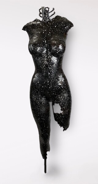 Sculpture titled "Venus's Petals" by Nathan Goodman, Original Artwork, Metals