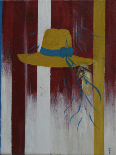 Pittura intitolato "hat" da Natia Loria, Opera d'arte originale, Acrilico