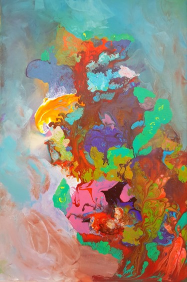 Journey Painting titled "Journey" by Natielly Cardoso, Original Art, Acrylic