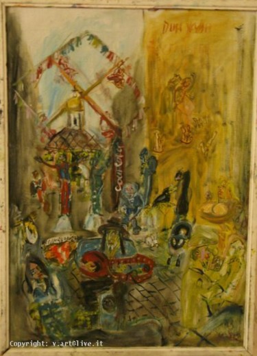 Malerei mit dem Titel "Орфей в Аду / Orphe…" von Natta Konysheva, Original-Kunstwerk, Andere