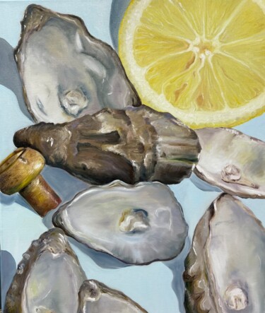 Pintura titulada "After Dinner in Can…" por Natty Sviderskaya, Obra de arte original, Oleo