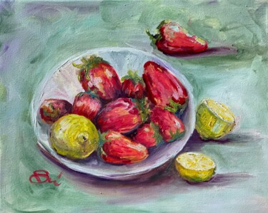 Peinture intitulée "Sweet and sour" par Natty Sviderskaya, Œuvre d'art originale, Huile