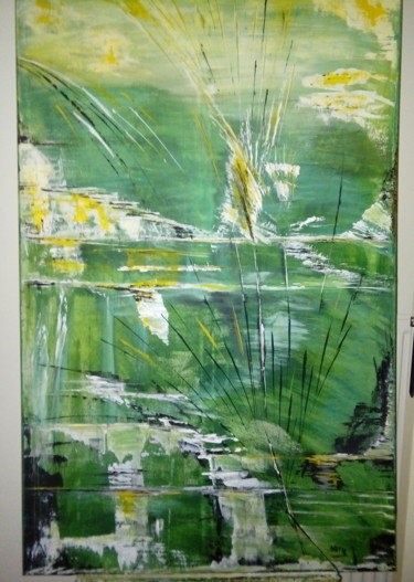 Peinture intitulée "Verdure  !" par Nartiste, Œuvre d'art originale, Acrylique