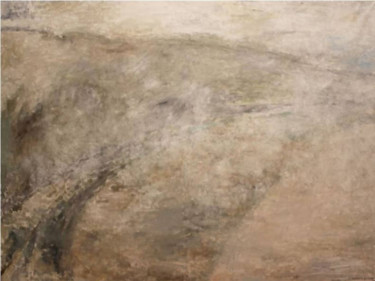 Painting titled "River" by Ričardas Vyšniauskas, Original Artwork, Oil