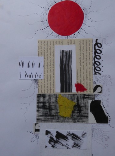 Collages intitolato "fragments" da Nathalie Vanlaer, Opera d'arte originale, Collages