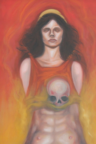 Painting titled "Passionate Turmoil" by Franco Navarro, Original Artwork, Oil