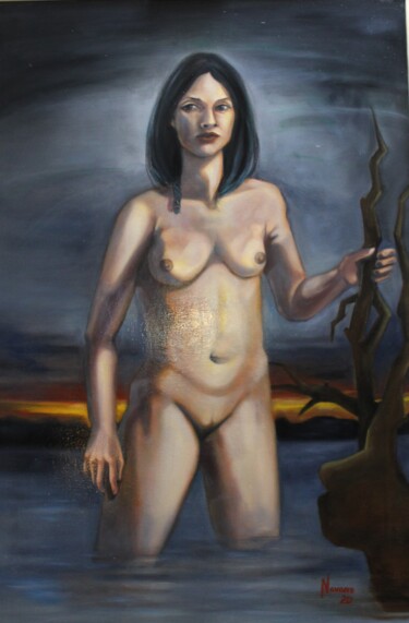 Painting titled "Semiramis Lussoriosa" by Franco Navarro, Original Artwork, Oil