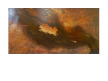 Pintura titulada "de roca a tierra 94…" por Navarro Cuevas, Obra de arte original