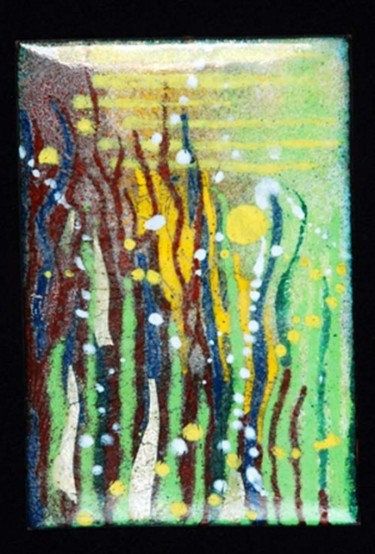 Painting titled "Pond" by Nayna Shriyan, Original Artwork