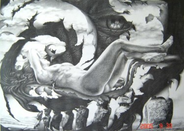 Pittura intitolato "Las Delgadas Parede…" da Nazabal, Opera d'arte originale, Olio