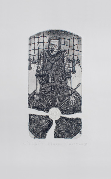 And what? / І що? Gravures & estampes intitulée "And what? / І що?" par Nazar Syrotiuk, Œuvre d'art originale, Linogravures