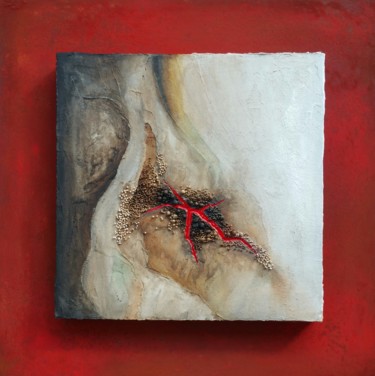 Painting titled "FISSURE" by Nb Créations, Original Artwork, Acrylic