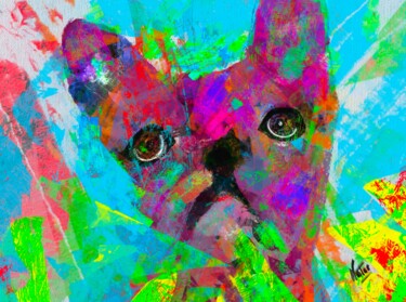 Tyson Digitale Künste mit dem Titel "Tyson" von Natoo, Original-Kunstwerk, Digitale Malerei