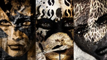 Arte digitale intitolato "Terre d’Afrique" da Natoo, Opera d'arte originale, Pittura digitale