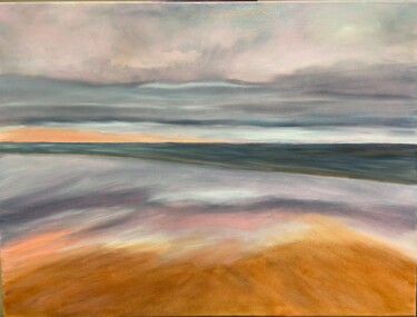 Painting titled "Windy day" by Ncm, Original Artwork, Oil