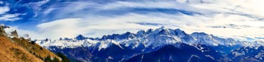 Photographie intitulée "massif Mont Blanc" par Noel Crosetti, Œuvre d'art originale