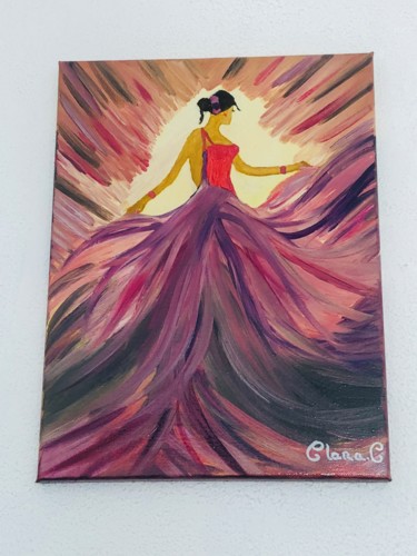 Peinture intitulée "La derniere danse" par Clara.C, Œuvre d'art originale, Huile