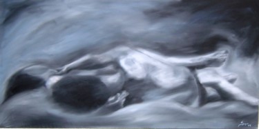 simplesmente corpos 3 Pintura intitulada "simplesmente corpos…" por Nuno Duque, Obras de arte originais, Óleo