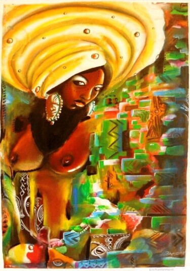 Peinture intitulée "ndzanael.jpg" par Ndzanael, Œuvre d'art originale, Acrylique