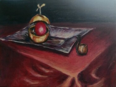 Painting titled "Easter egg" by Djura, Original Artwork, Acrylic