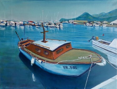 Painting titled "Marina 2" by Djura, Original Artwork, Acrylic
