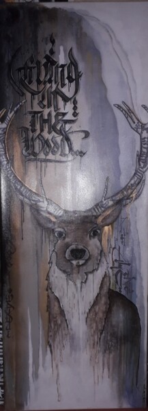 Malarstwo zatytułowany „totem” autorstwa Necli1, Oryginalna praca, Akryl